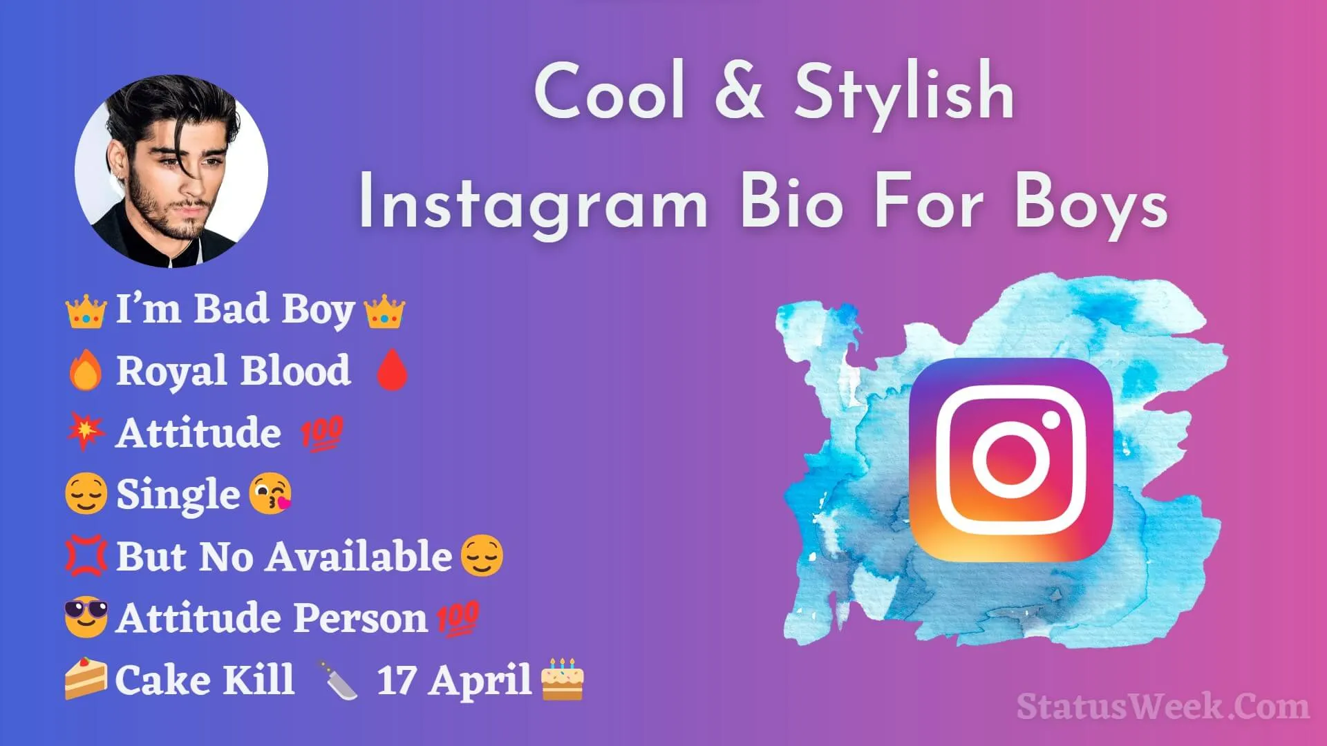 349+ Best Instagram Bio For Boys Attitude & Stylish Bio [June 2023]