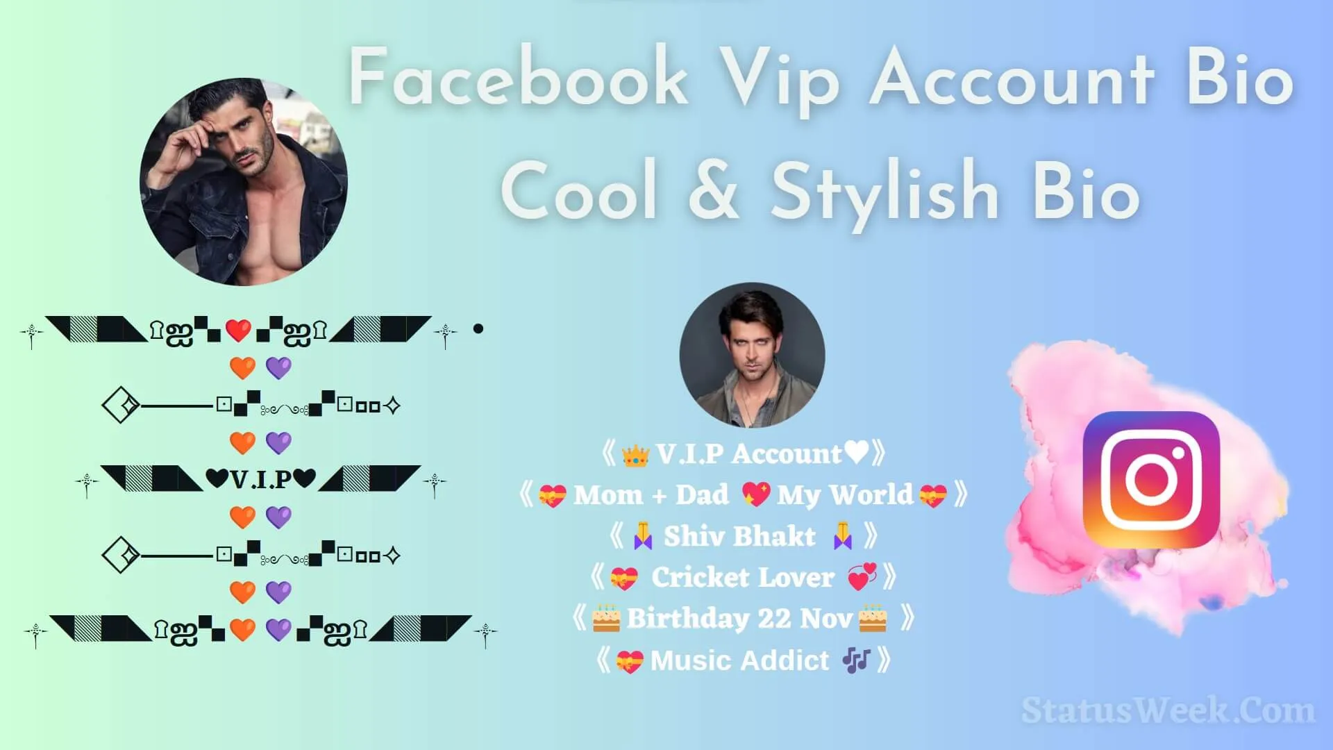 Facebook Vip Account Bio